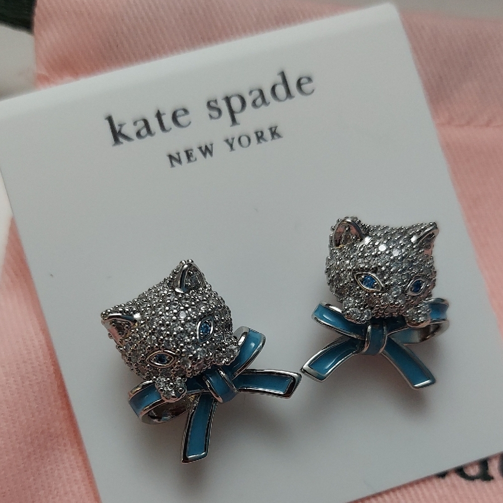 Kate Spade New York Pretty Kitty Pavé Studs
